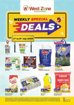 West Zone Supermarket catalogue (valid until 8-07)