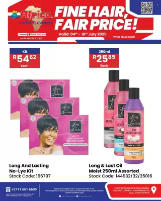 Africa Cash and Carry catalogue (valid until 10-07)