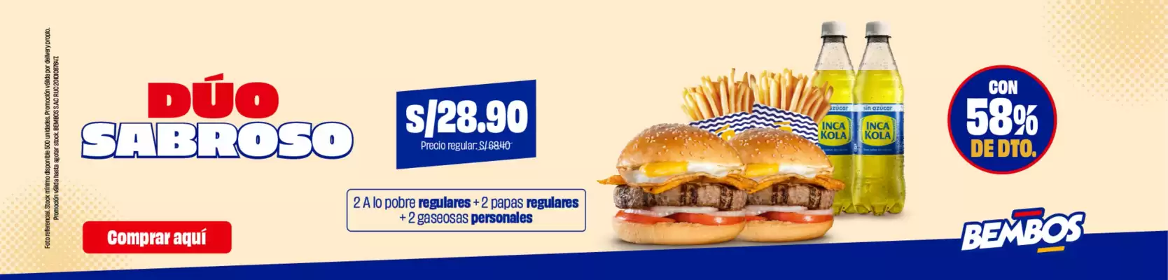 Catálogo Bembos (válido hasta 6-07)