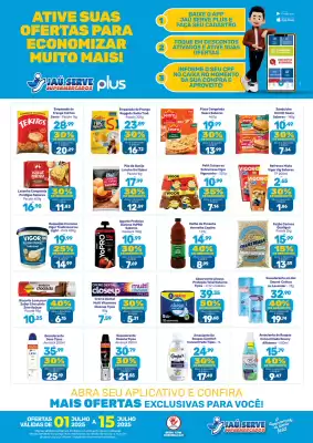 Catálogo Supermercados Jau Serve (válido até 15-07)