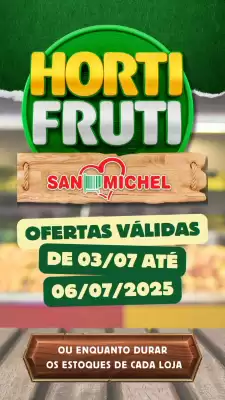 Catálogo San Michel Supermercados (válido até 6-07)