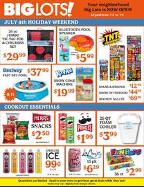 Big Lots Weekly Ad week 27 Page 1