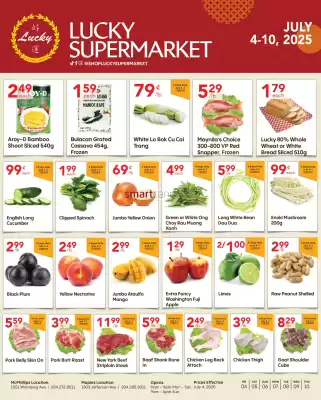 Lucky Supermarket flyer (valid until 10-07)