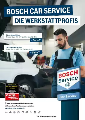 Bosch Car Service Prospekt (gültig bis 16-08)