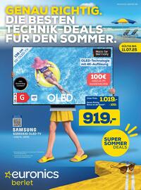 Euronics Berlet Prospekt Seite 1