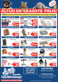 Huisdier Voordeelshop folder Pagina 1