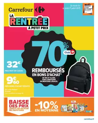Catalogue Cora x Carrefour (valable jusqu'au 21-07)