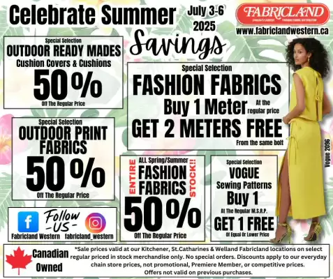 Fabricland flyer (valid until 5-07)