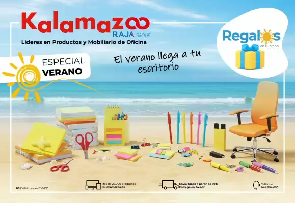 Folleto Staples Kalamazoo (válido hasta el 31-08)