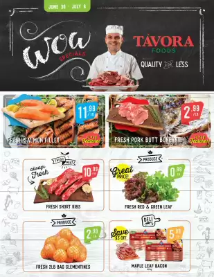 Tavora Foods flyer (valid until 16-07)