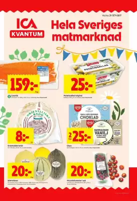 ICA Kvantum reklamblad (giltig till och med 13-07)