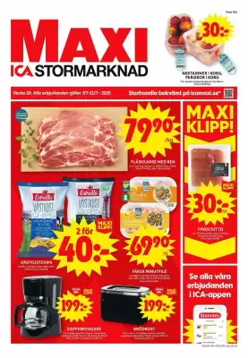 ICA Maxi reklamblad (giltig till och med 13-07)