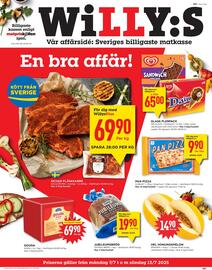 Willys reklamblad vecka 28 Sida 1