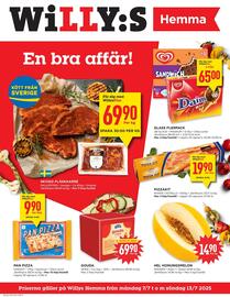 Willys Hemma reklamblad vecka 28 Sida 1