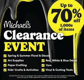 Michaels Weekly Ad week 28 Page 1