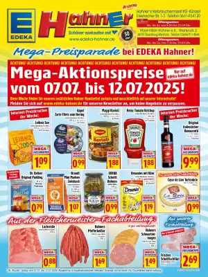 EDEKA Hahner Prospekt (gültig bis 12-07)