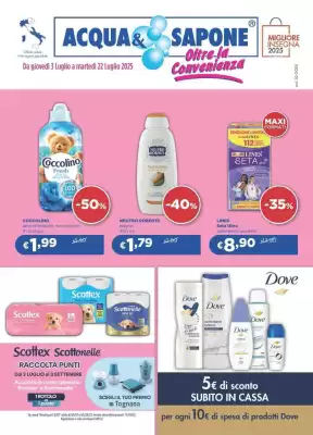Volantino Acqua & Sapone (valido fino al 22-07)