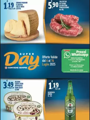 Volantino Orizzonte Supermercati (valido fino al 14-07)