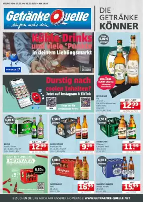 Getränke Quelle Prospekt (gültig bis 19-07)