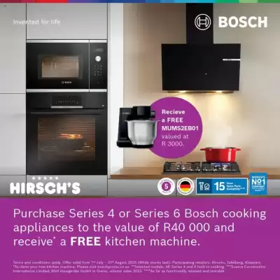 Hirsch's catalogue (valid until 31-08)