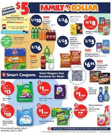 Family Dollar Weekly Ad week 28 Page 1