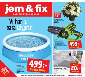 Jem&Fix reklamblad Sida 1