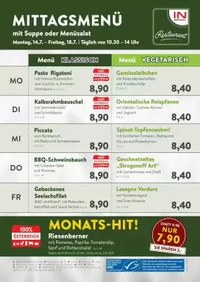 Interspar Restaurant Flugblatt (gültig bis 19-07)