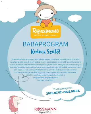 Rossmann akciós újság