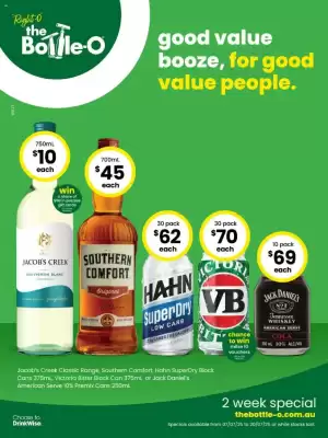 The Bottle O catalogue