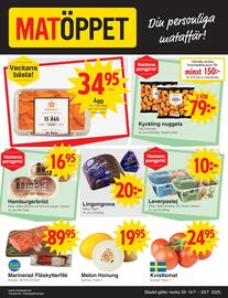Matöppet reklamblad vecka 29 Sida 1