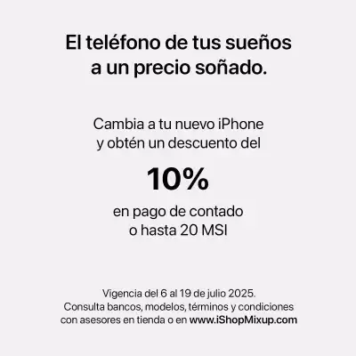 Catálogo iShop Mixup (válido hasta 19-07)