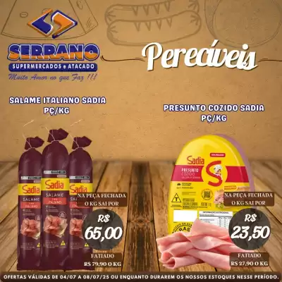 Catálogo Serrano Supermercado (válido até 8-07)