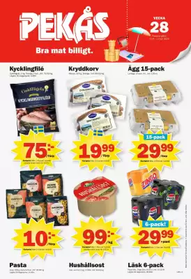 Pekås reklamblad (giltig till och med 13-07)