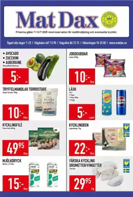 Matdax reklamblad