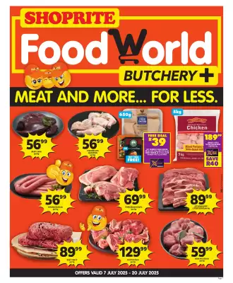 FoodWorld catalogue (valid until 20-07)