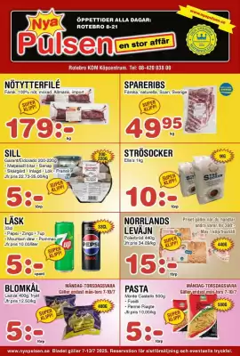 Nya Pulsen reklamblad (giltig till och med 13-07)