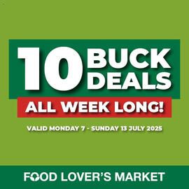 Food Lover's Market catalogue week 28 Page 1