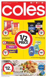 Coles catalogue week 28 Page 1