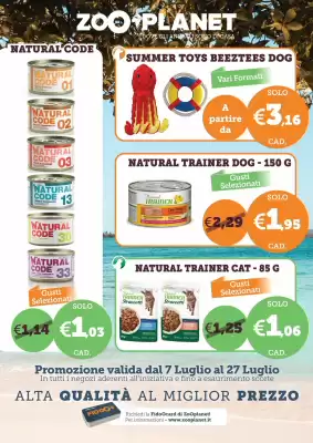 Volantino ZooPlanet (valido fino al 27-07)