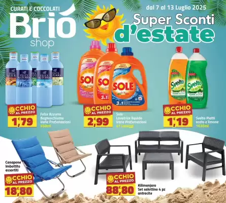 Volantino Supermercati Briò (valido fino al 13-07)