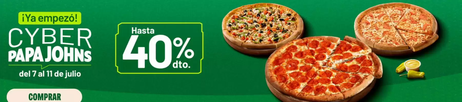 Catálogo Papa John's (válido hasta 10-07)