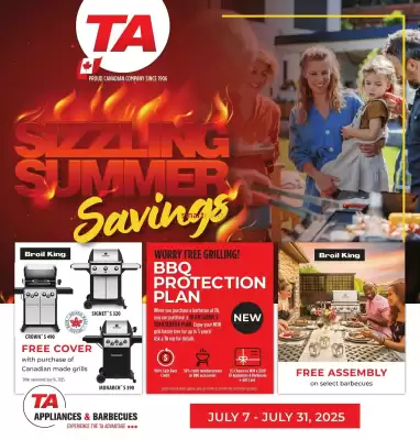 TA Appliances & Barbecues flyer (valid until 20-07)