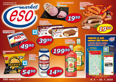 ESO MARKET leták Strana 1