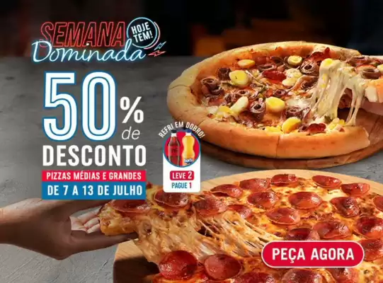 Catálogo Domino's Pizza (válido até 13-07)