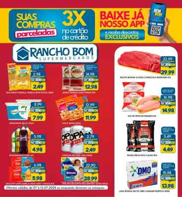 Catálogo Rancho Bom Supermercados (válido até 13-07)