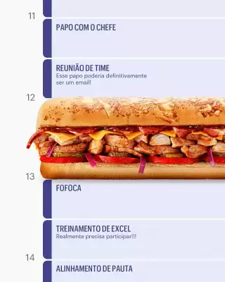 Catálogo Subway (válido até 13-07)