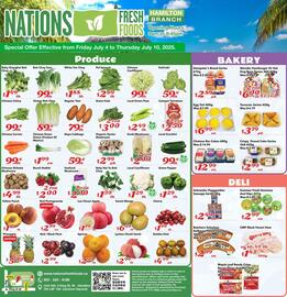 Nations Fresh Foods flyer week 27 Page 1