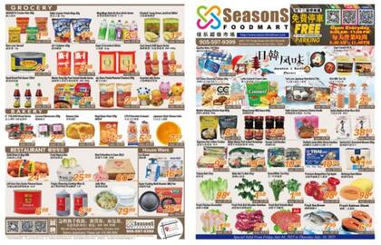 Seasons Foodmart flyer week 27 Page 1