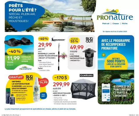 Pronature flyer (valid until 15-07)