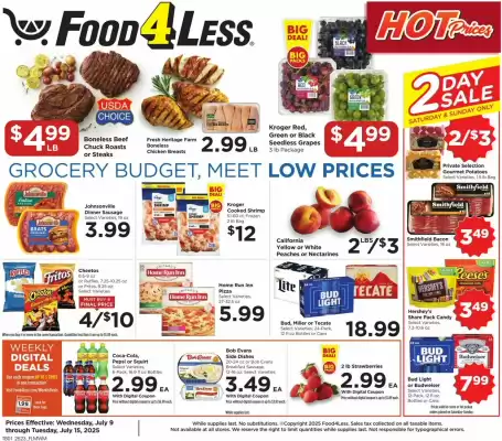 Food 4 Less Weekly Ad (valid until 15-07)